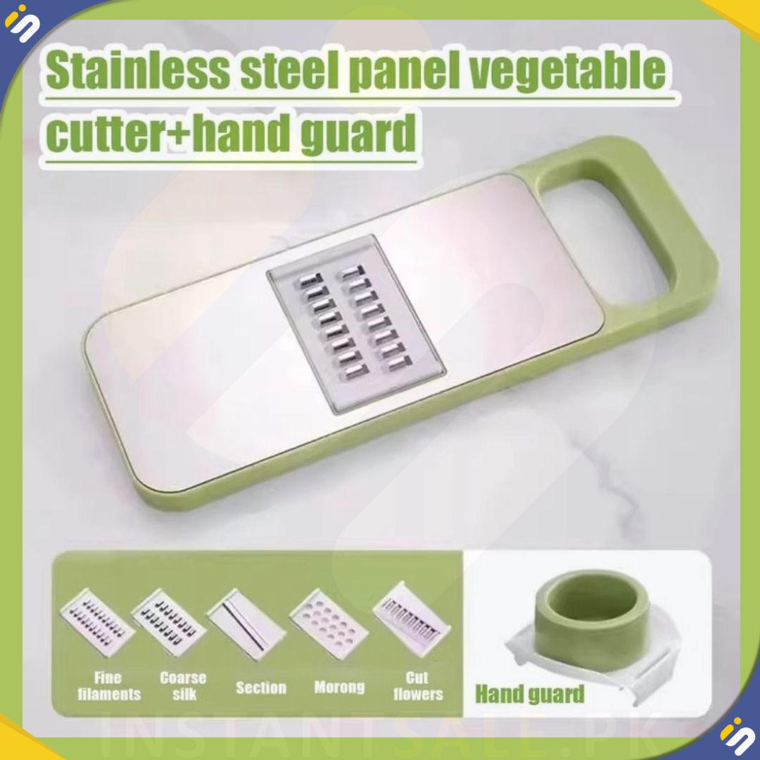 Instant Vegetable Stainless Steel Slicer Cutter 5 In 1  - Free Shipping InstantSale Offer