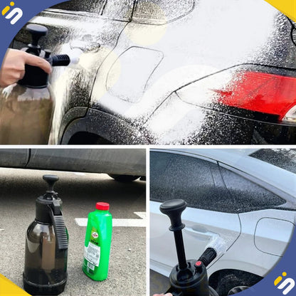 instantsale pk Hand Pump Foam Sprayer Bottle, 2L, Air Pressure, for Car Wash & Cleaning Free Shipping