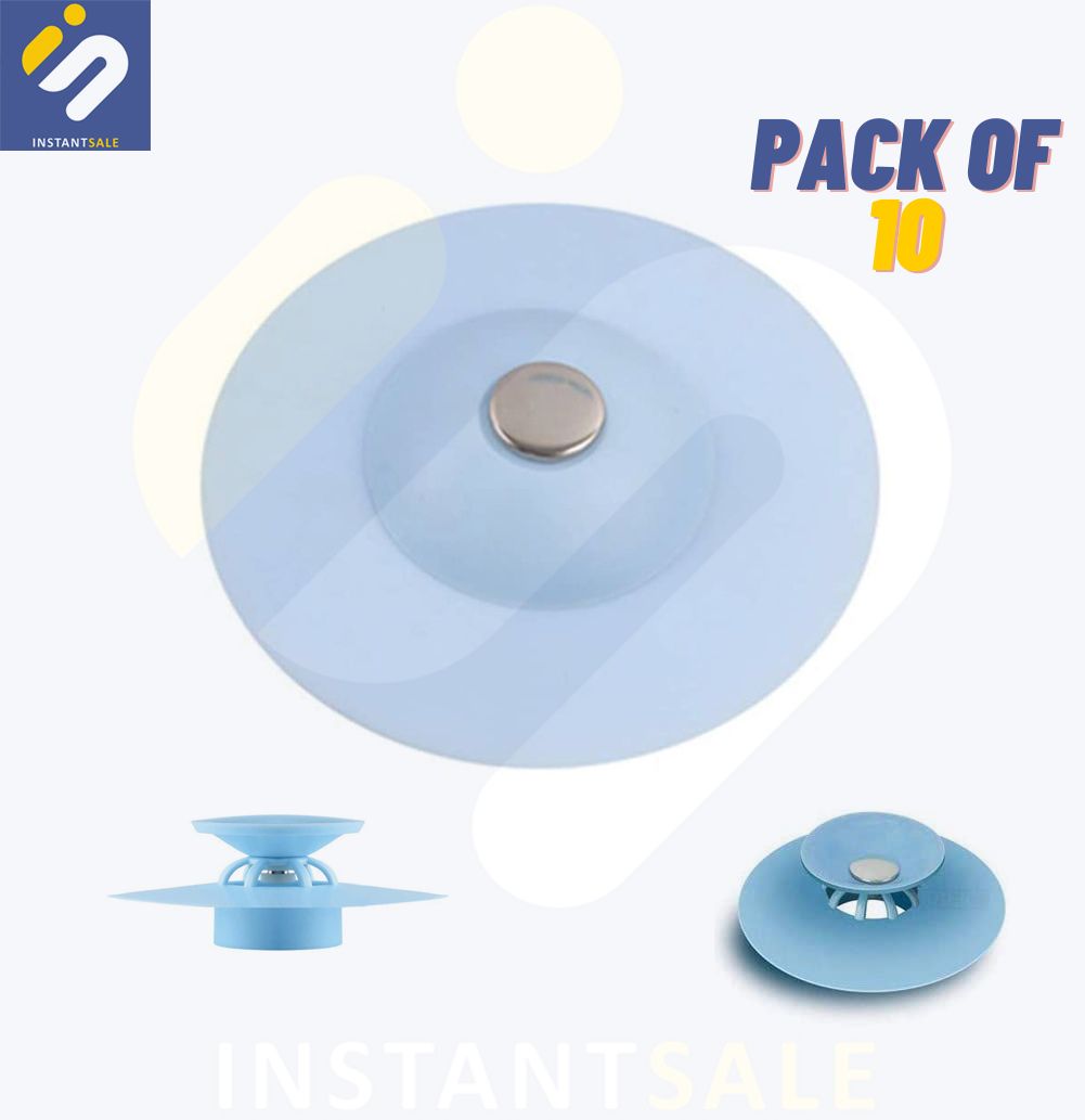 Bundle Offer | Silicone Sink Strainer 2 in 1 Shower Drain Stopper InstantSalePk