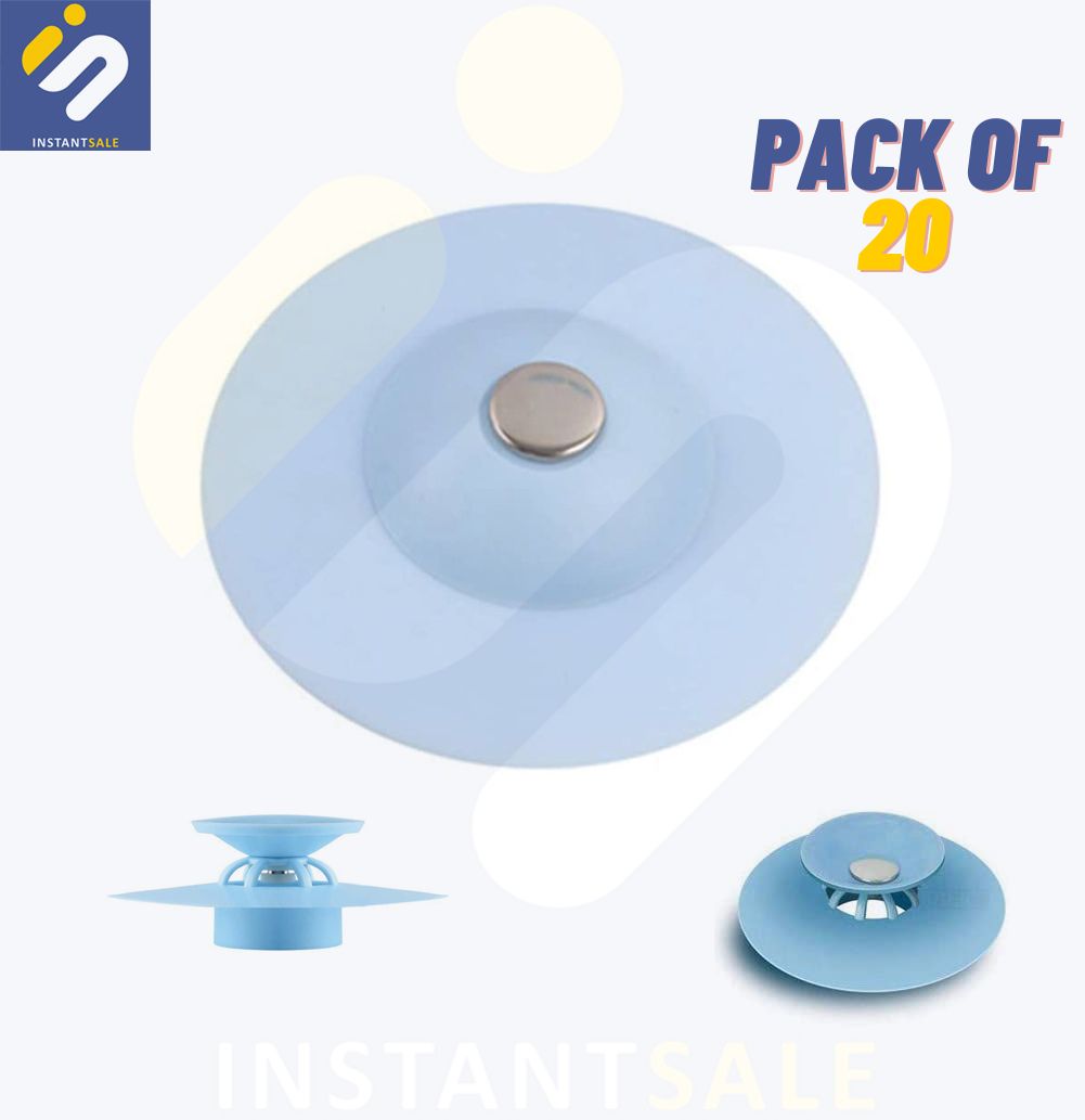 Bundle Offer | Silicone Sink Strainer 2 in 1 Shower Drain Stopper InstantSalePk