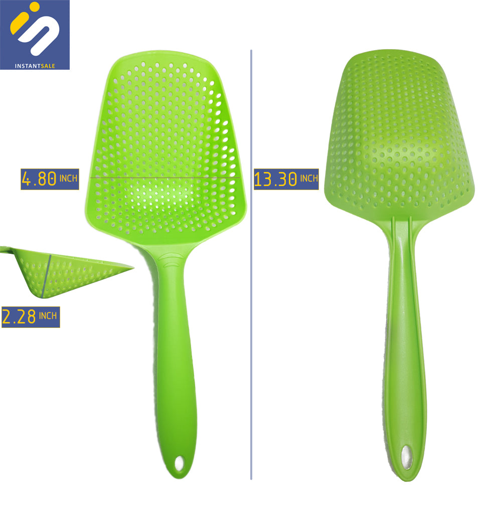 Scoop Colander Strainer Nylon Spoon, Kitchen Food Drain Shovel InstantSale