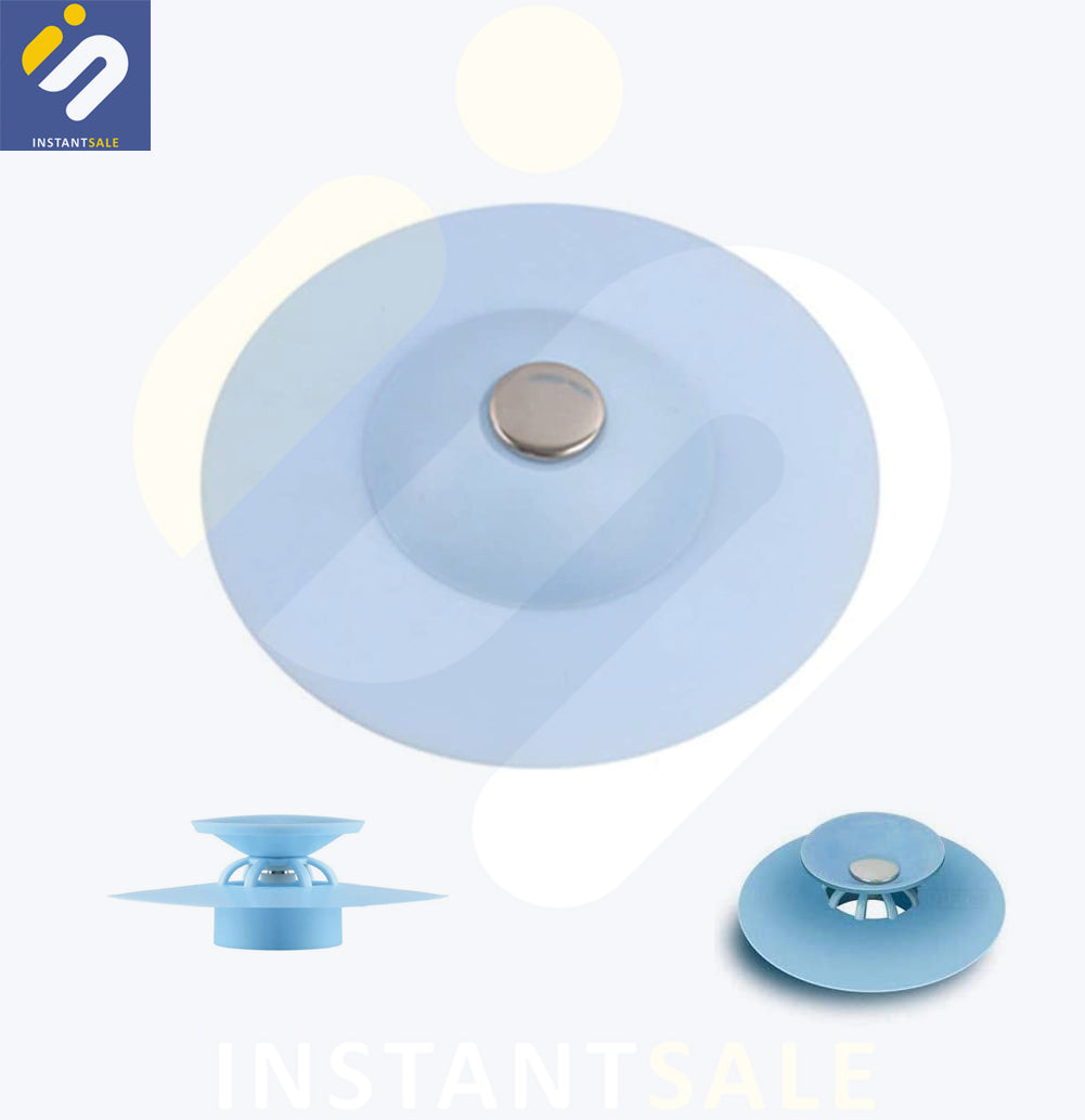 InstantSale | Silicone Sink Strainer 2 in 1 Shower Drain Stopper InstantSale