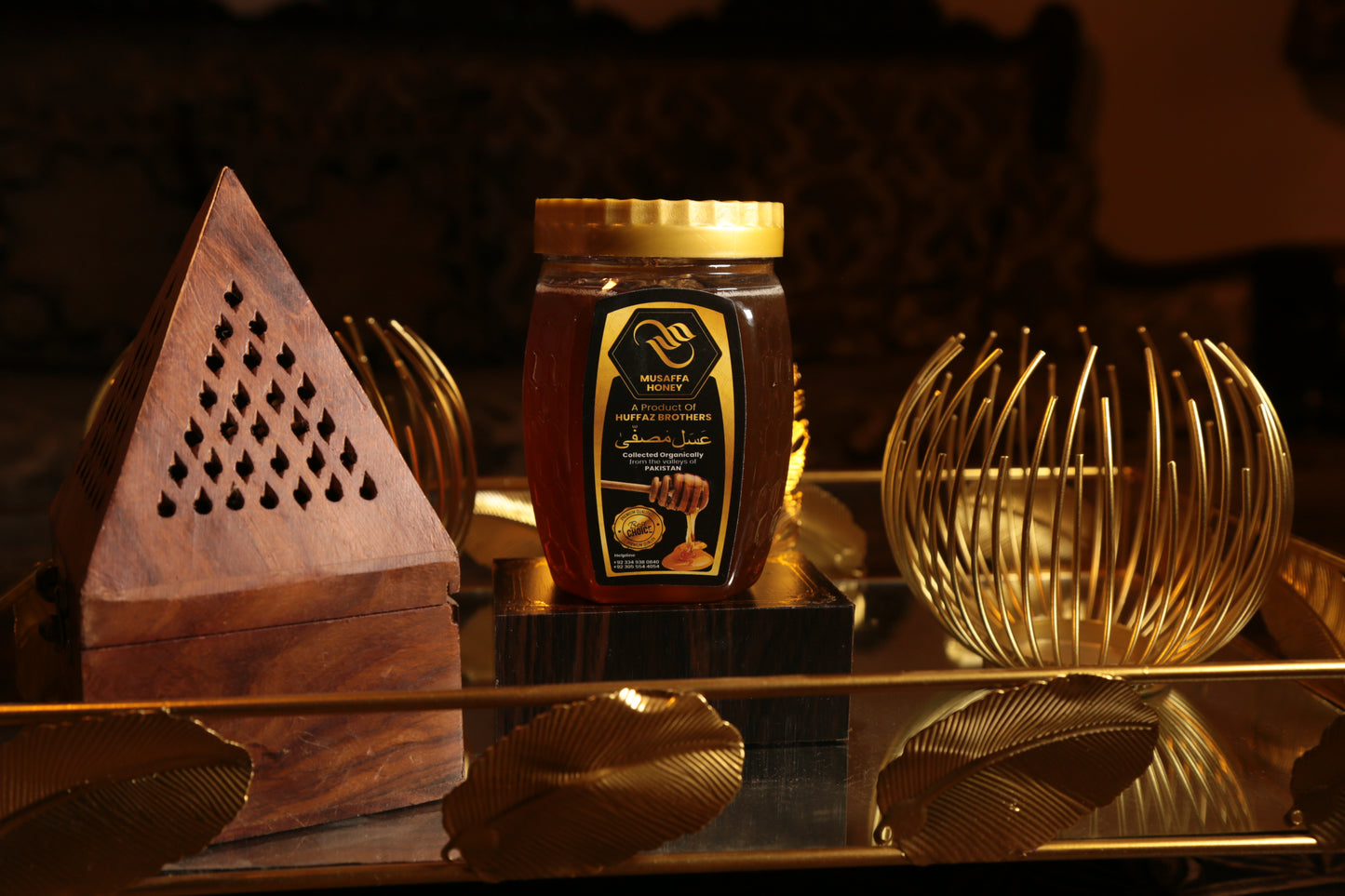 Premium Quality Musaffa Honey | Organic Sidr Karak Honey (Beri Ka Shahad) | 1 Kg