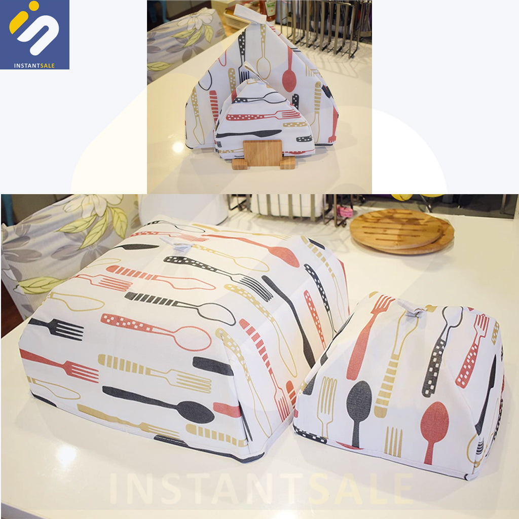 Insulated Hot Food Covers Set of 2 Pieces Foldable Cover | Small+Large InstantSale