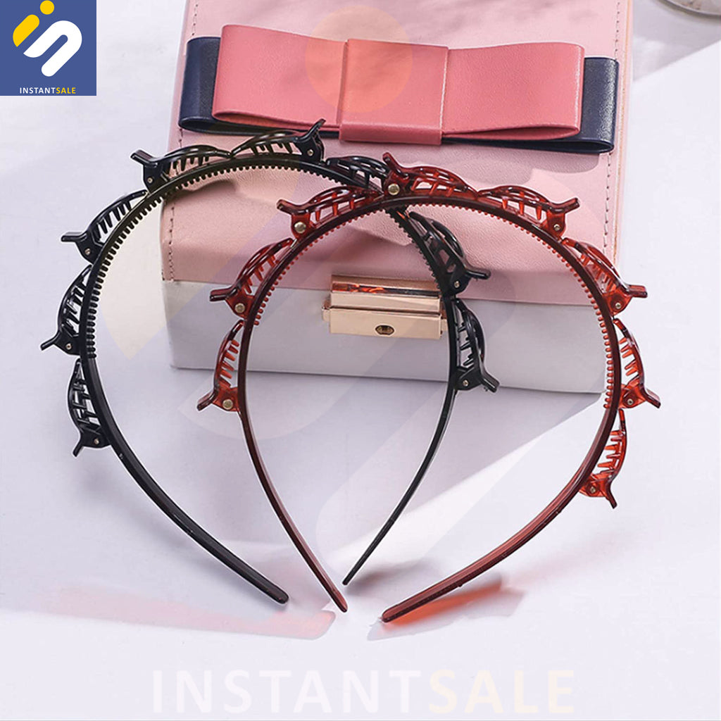 Hair Bands with Clips Hair Band with Alligator Clips Hair Accessories for Women and Girls InstantSale