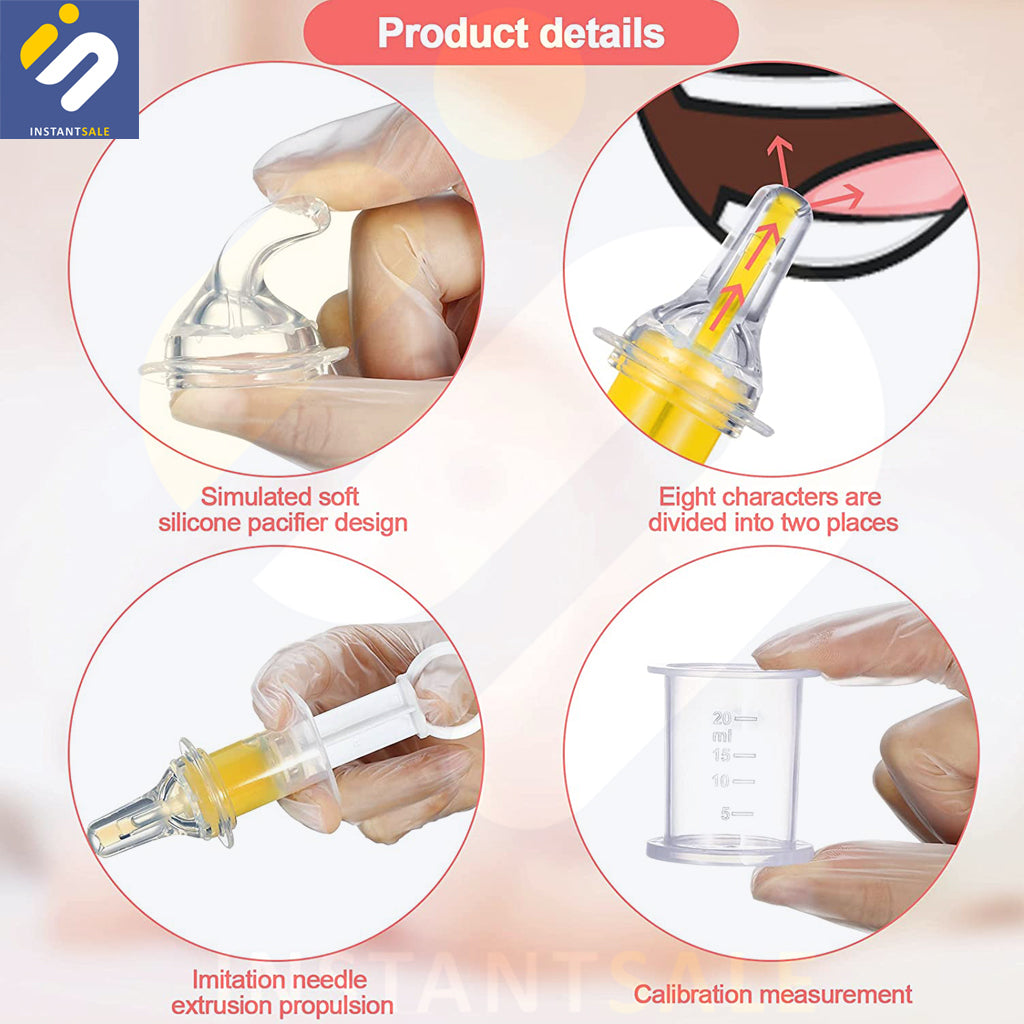 Baby Feeder Syringe Dropper Infant Feeding Nipple Pacifier InstantSale