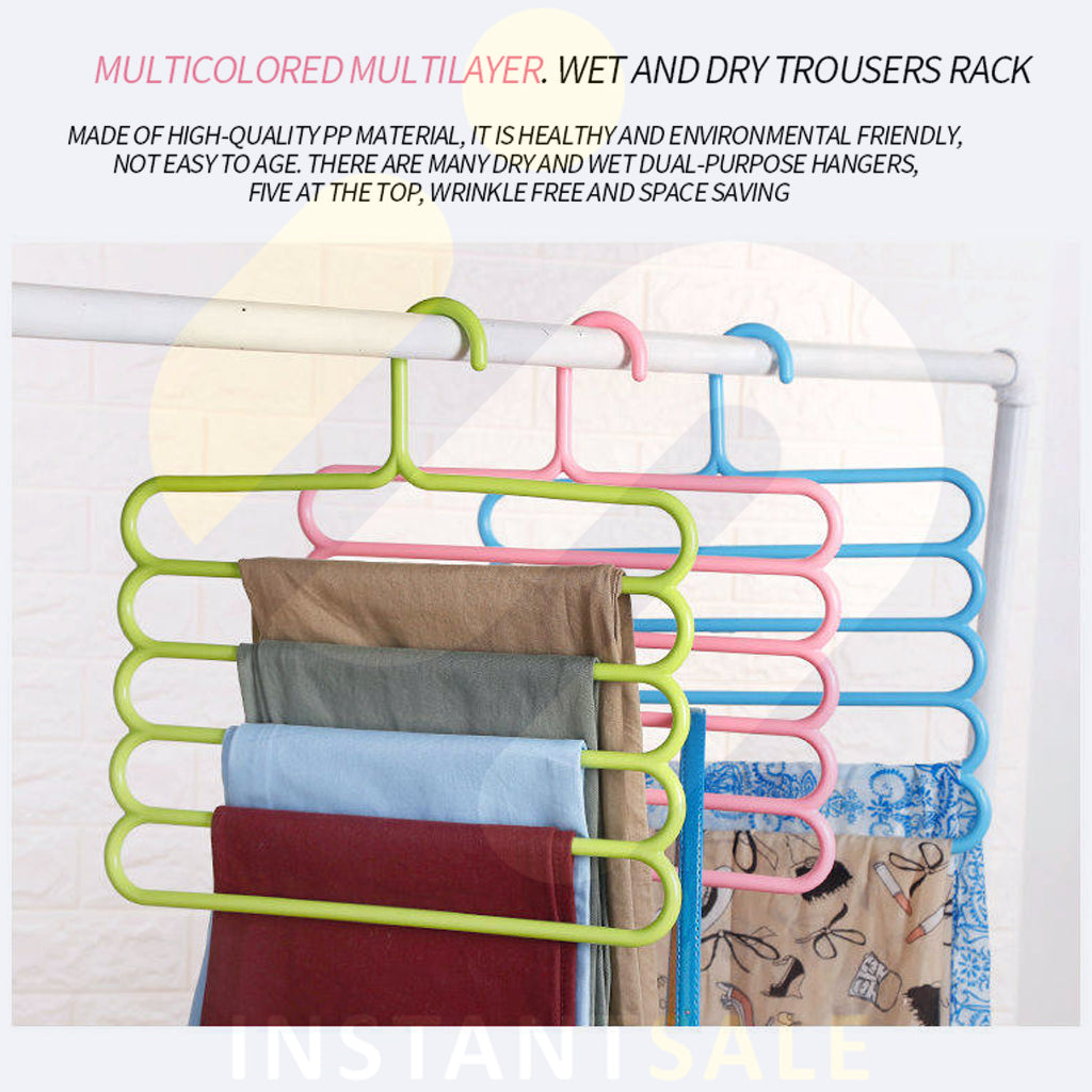 5 Layer Magic Hangers Saving Space Hanger Organizer InstantSale