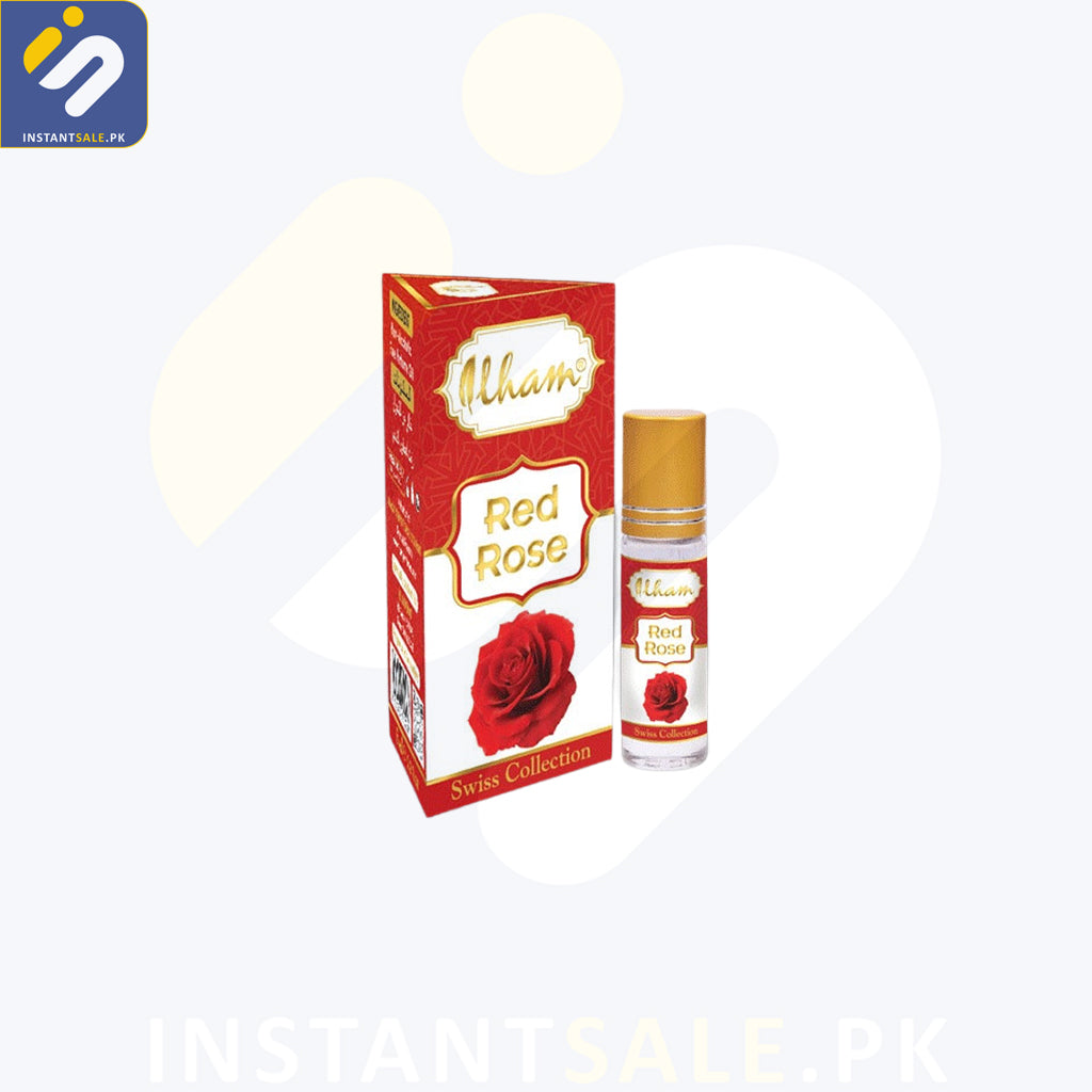 InstantSale.PK Ilham Red Rose Attar Perfume 6ml