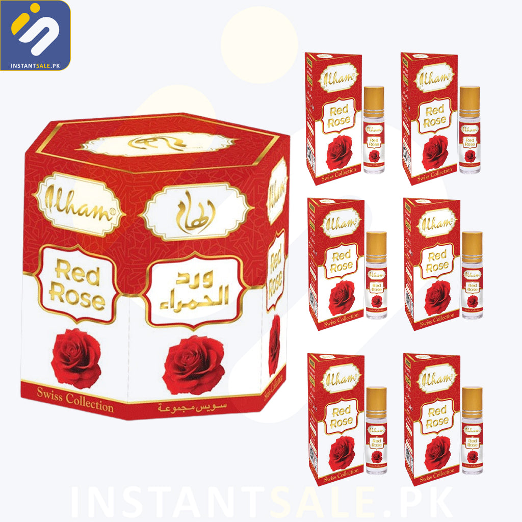 InstantSale.pk ILHAM Red Rose Attar Perfume Roll Box1