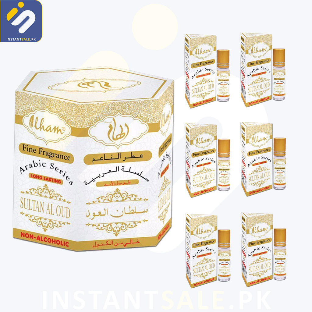 InstantSale.pk Ilham Sultan Al Oud Attar Perfume Roll Box