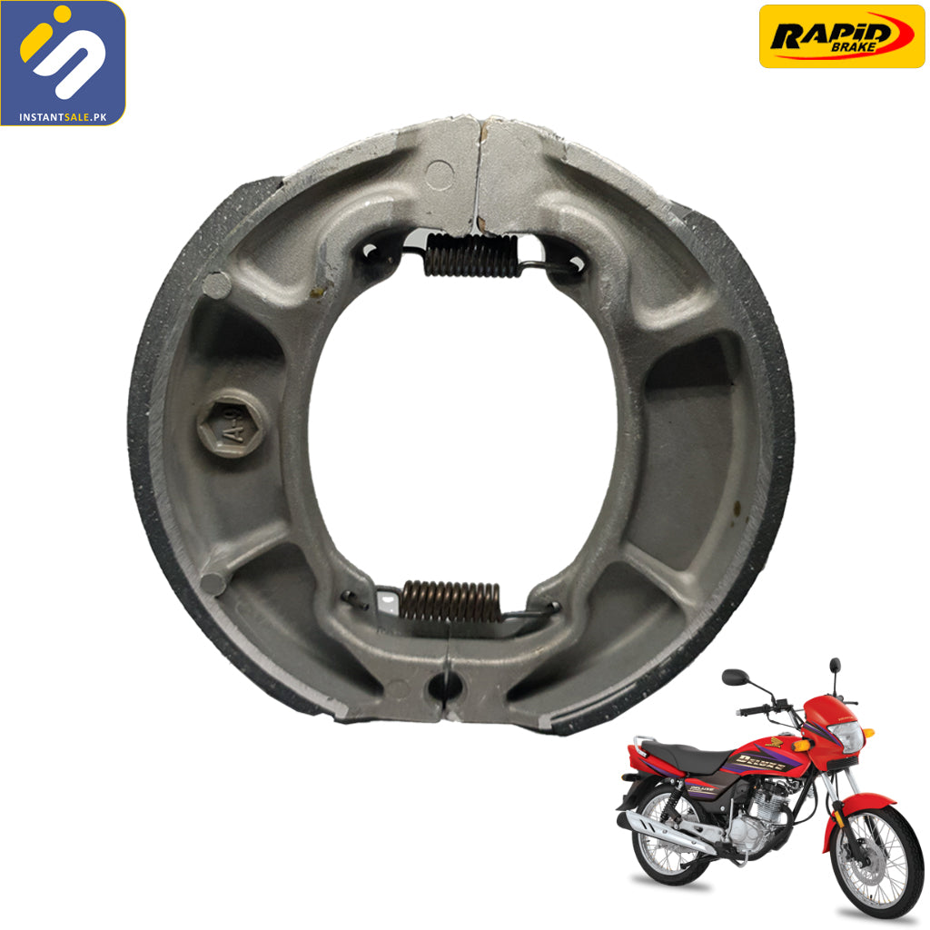 RAPID BRAKE SHOE HIGH QUALITY FOR HONDA CG 125 DELUXE