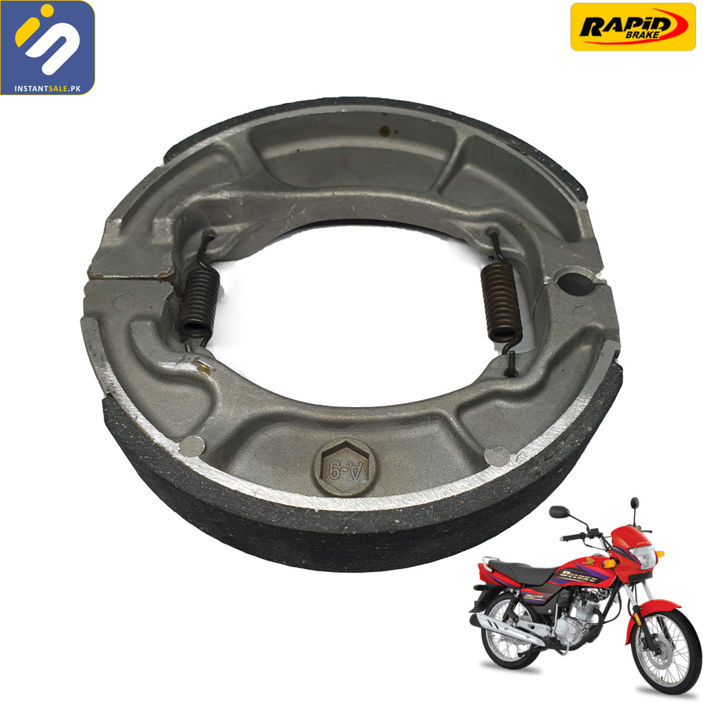 RAPID BRAKE SHOE HIGH QUALITY FOR HONDA CG 125 DELUXE