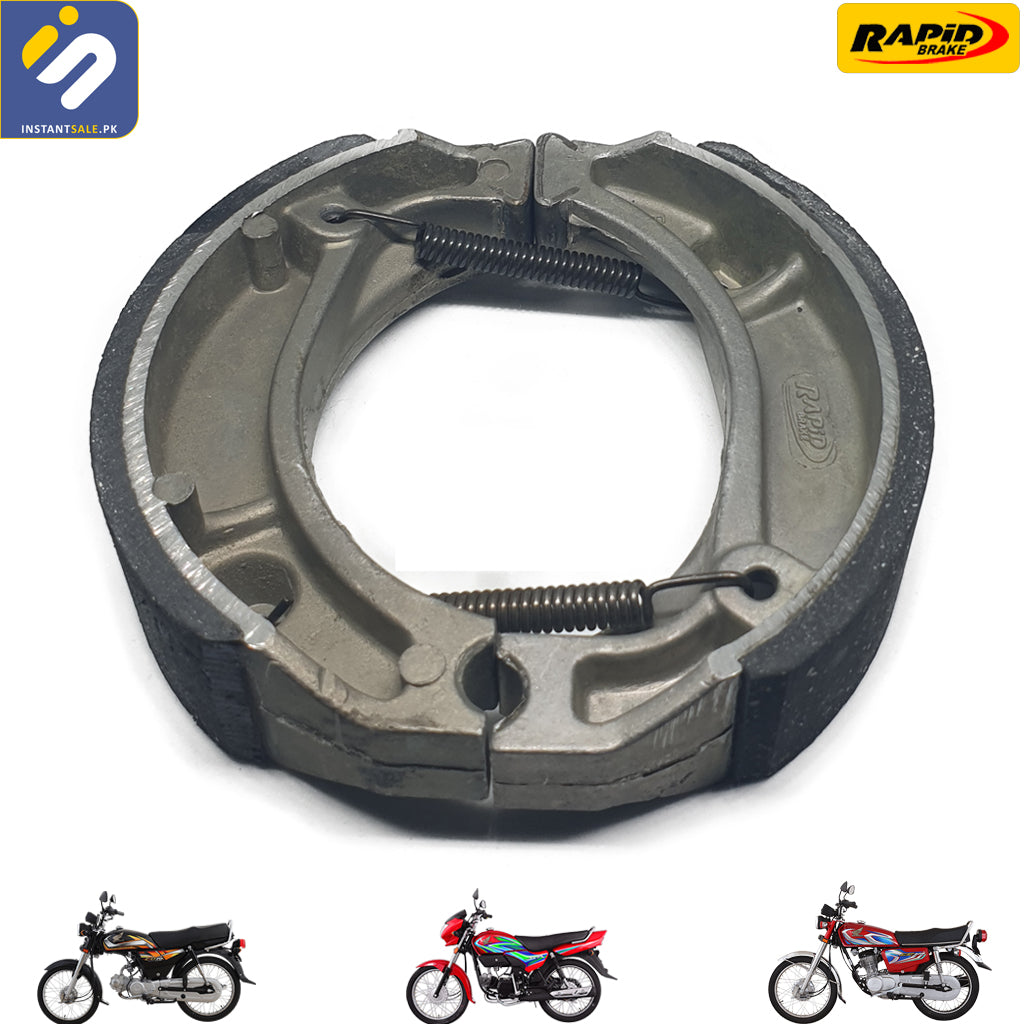 RAPID BRAKE SHOE HIGH QUALITY FOR HONDA CD 70, CD 100, CG 125 RAPID