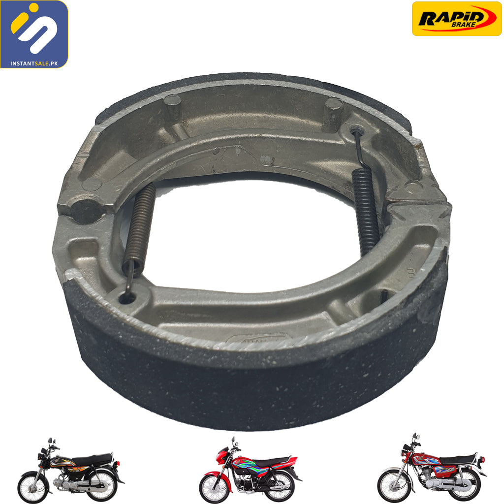 RAPID BRAKE SHOE HIGH QUALITY FOR HONDA CD 70, CD 100, CG 125 RAPID