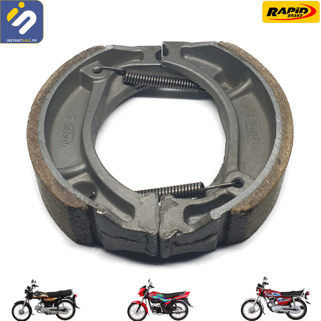 RAPID BRAKE SHOE HIGH QUALITY FOR HONDA CD 70, CD 100, CG 125 RAPID