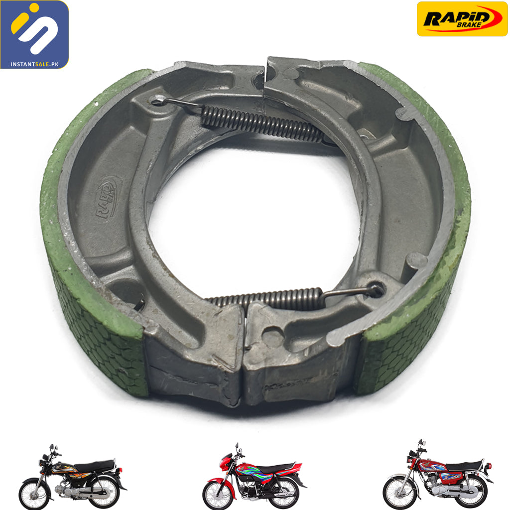 RAPID BRAKE SHOE HIGH QUALITY FOR HONDA CD 70, CD 100, CG 125 RAPID