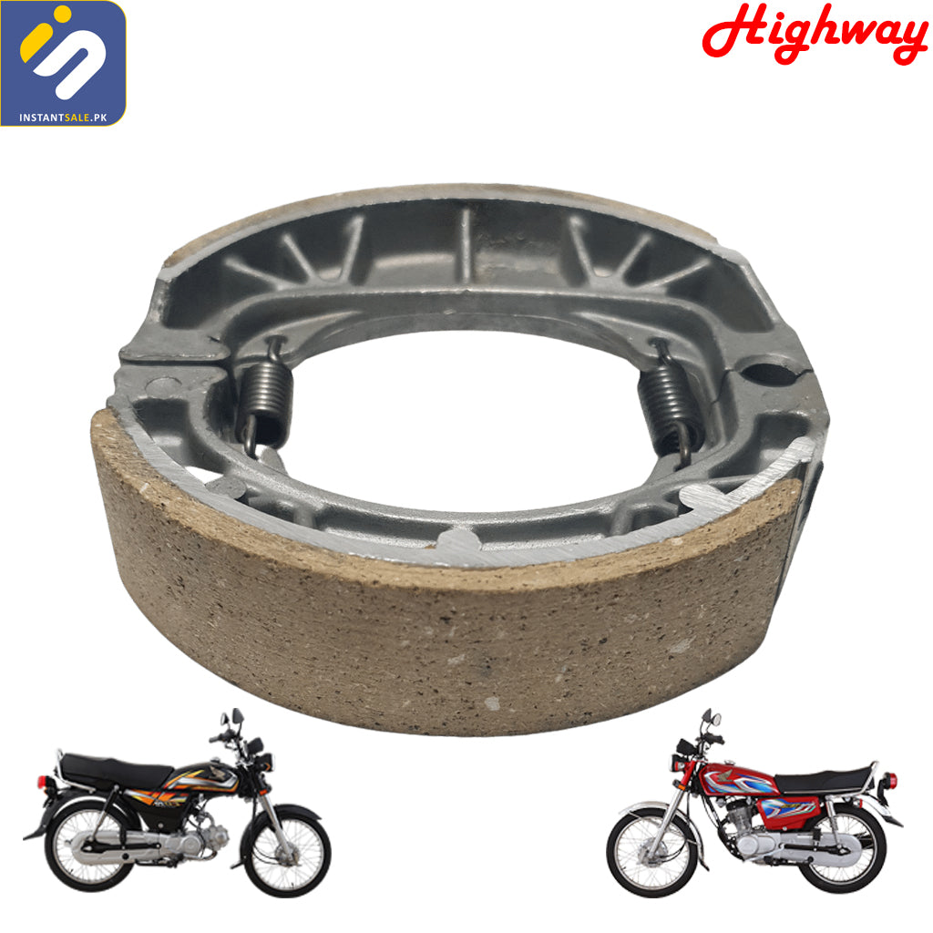 Honda bike best sale brake shoe price