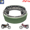 InstantSale HIGHWAY BRAKE SHOE HIGH QUALITY FOR HONDA CD 70, CD 100, CG 125 | BLACK | GREEN | BROWN