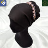 inSTANTSALE.PK SK Imported Elegant Bridal Wedding Hair Crystal Pearl Multicolor Flowers Girl Hijab Headband Ribbon Headpiece Hair Jewelry Accessories